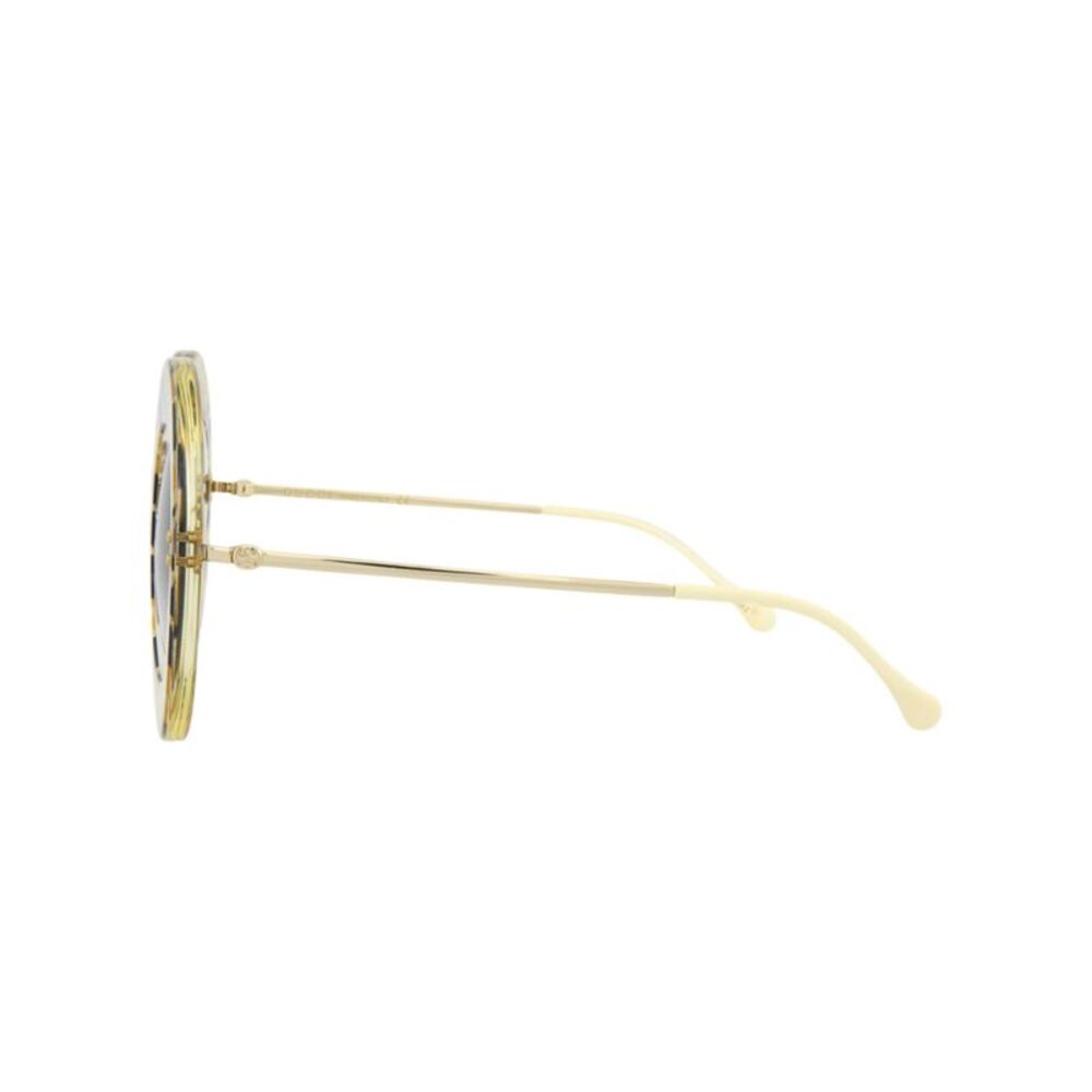 Gucci Round-Acetate Frame Sunglasses Multi Womens - Picture 3 of 5